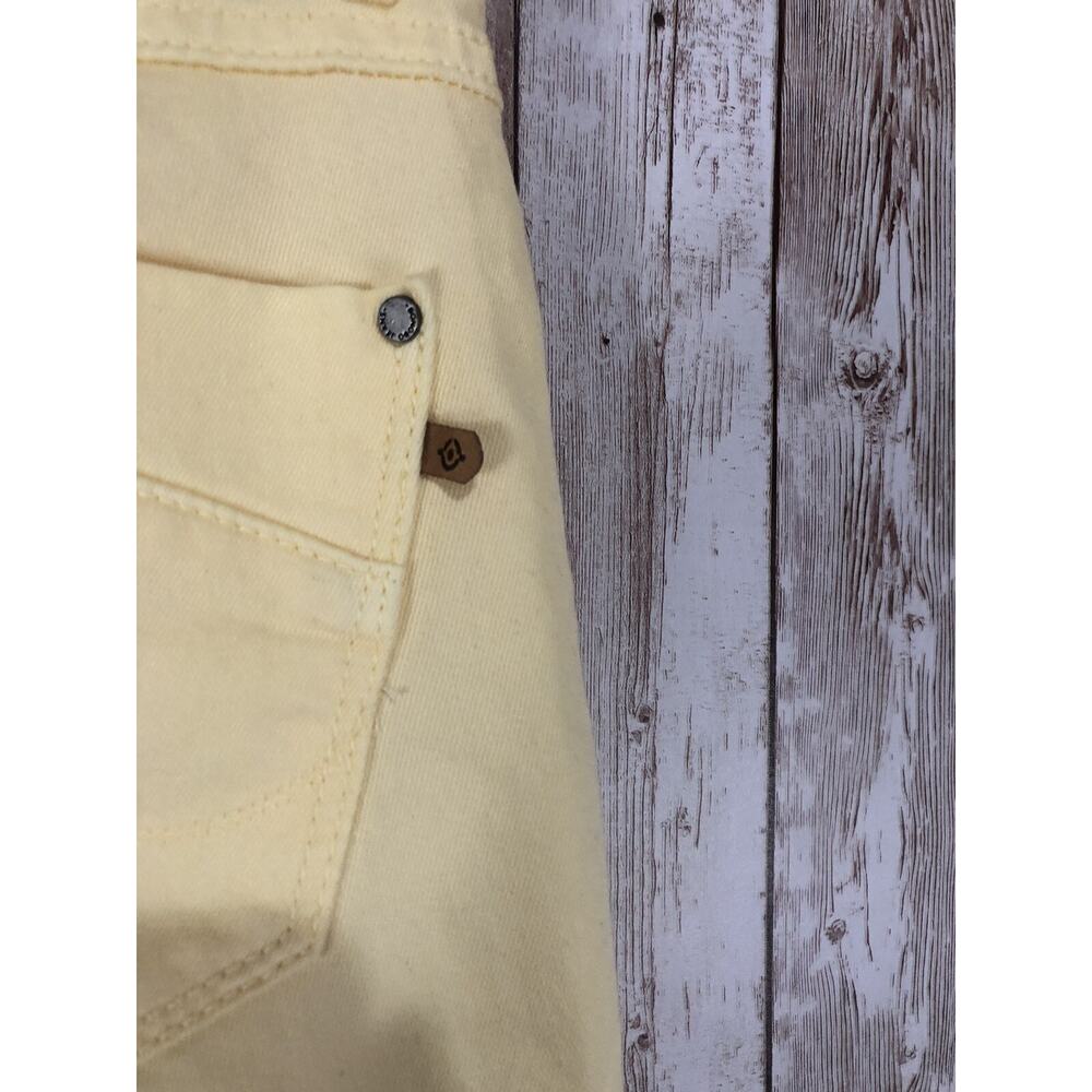 Bonobo Jeans Womens 2Tall Yellow Denim Pants Skinny Leg W:26x33 N41 - Picture 5 of 8
